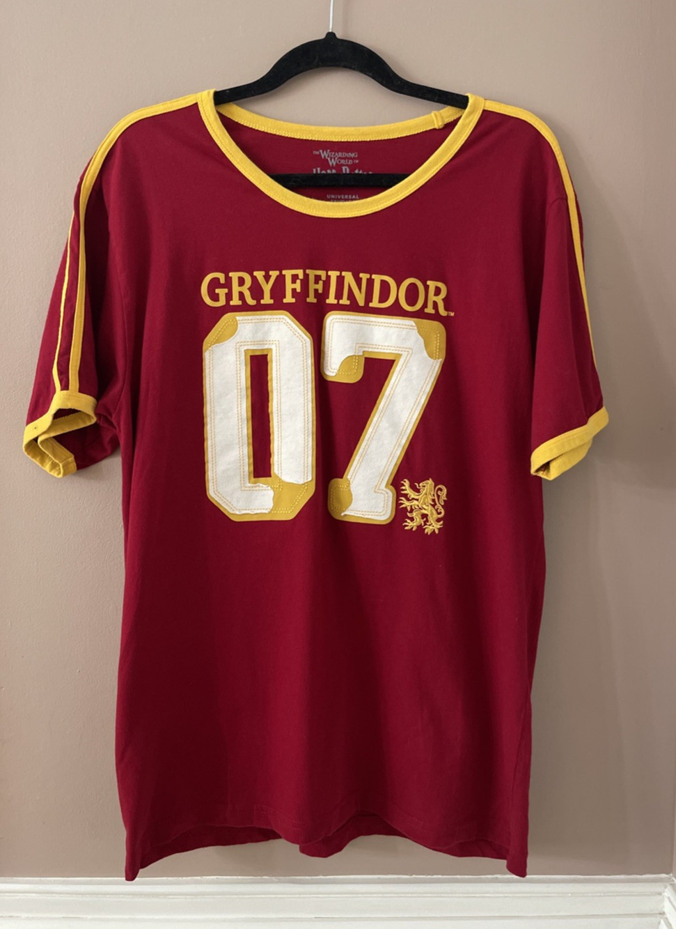 Harry Potter Shirt Womens XL Red Gryffindor Potter 07 The Wizarding World New